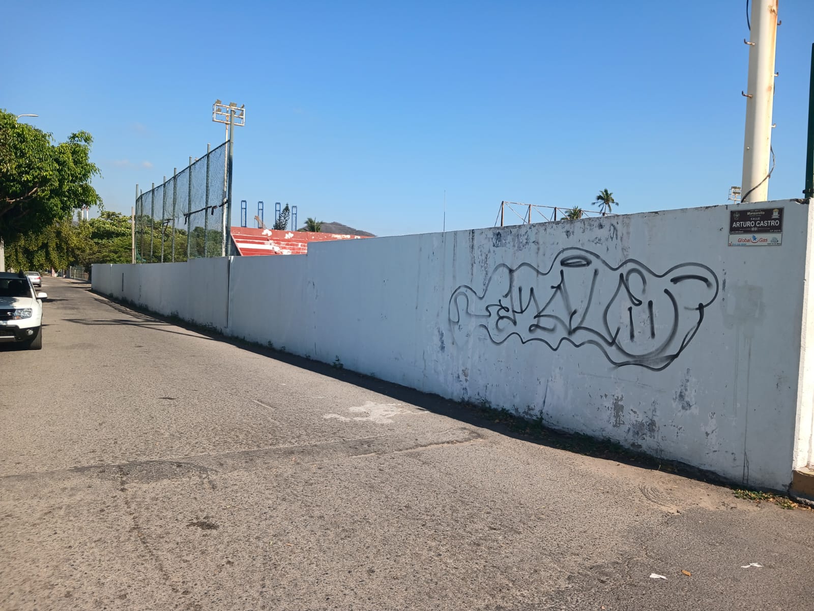 MURAL EN ESTADIO ADOLFO LÓPEZ MATEOS
