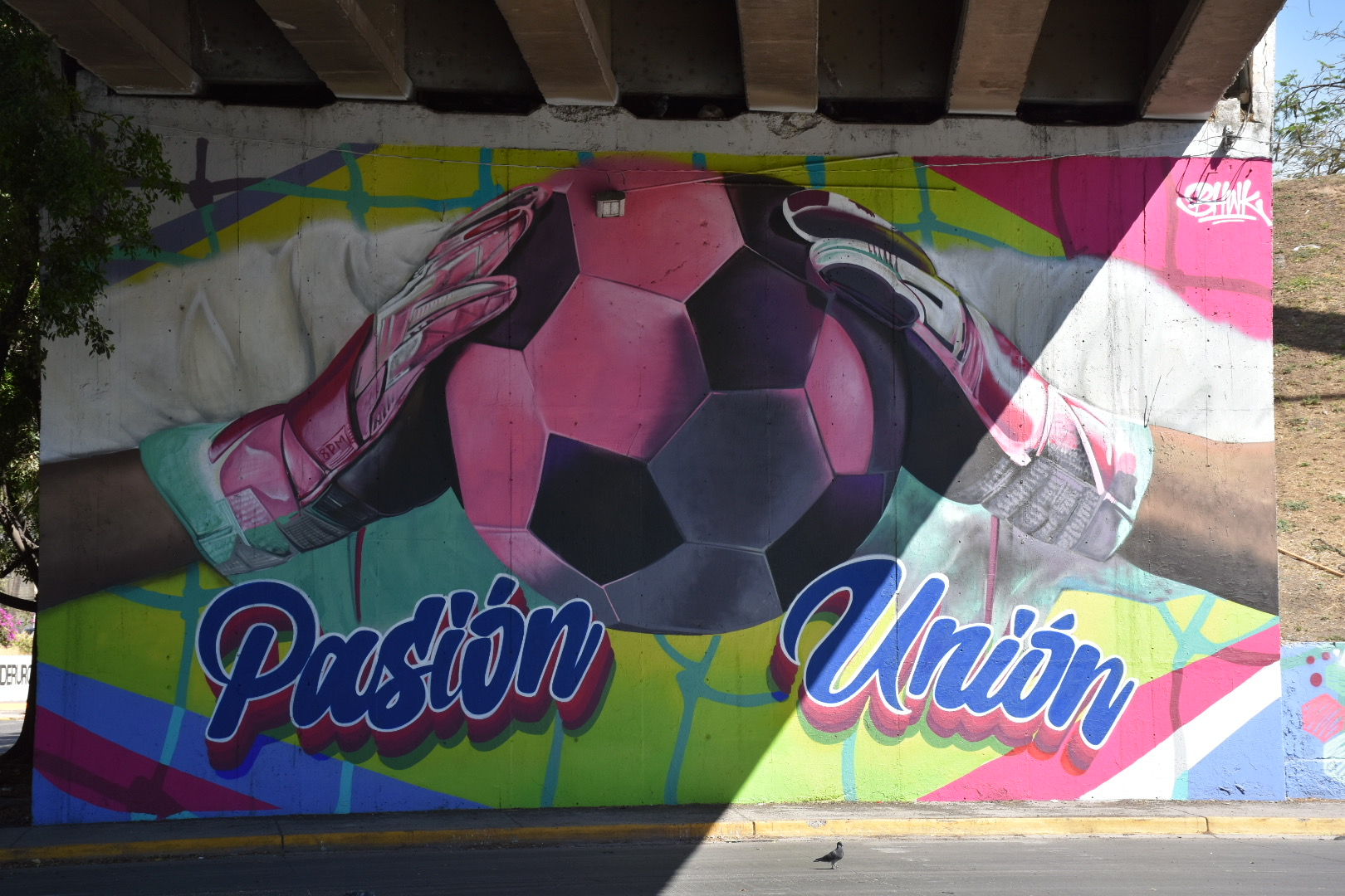 MURAL EL FÚTBOL ES PASIÓN