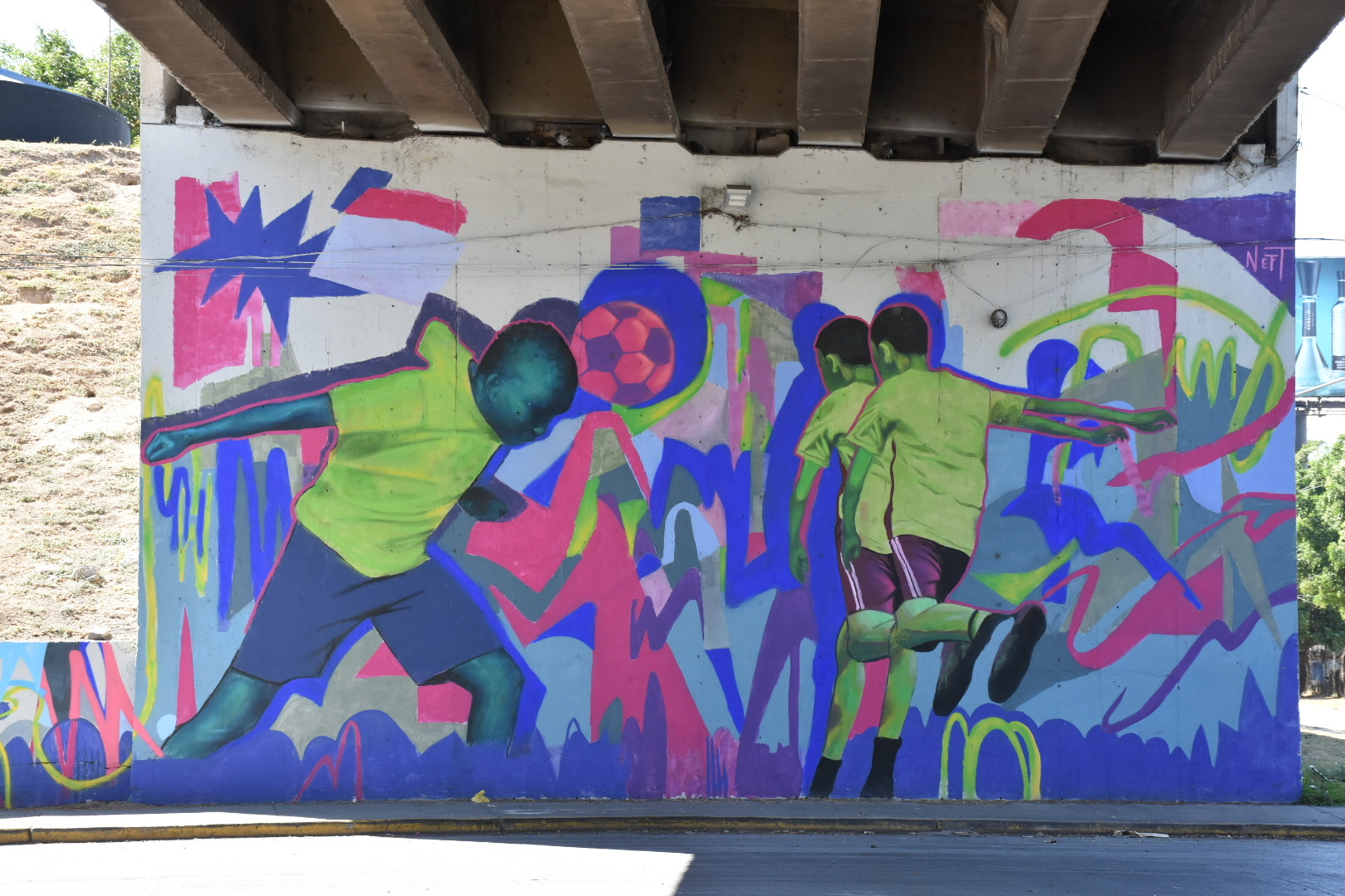 MURAL LA CALLE ES LA CANCHA