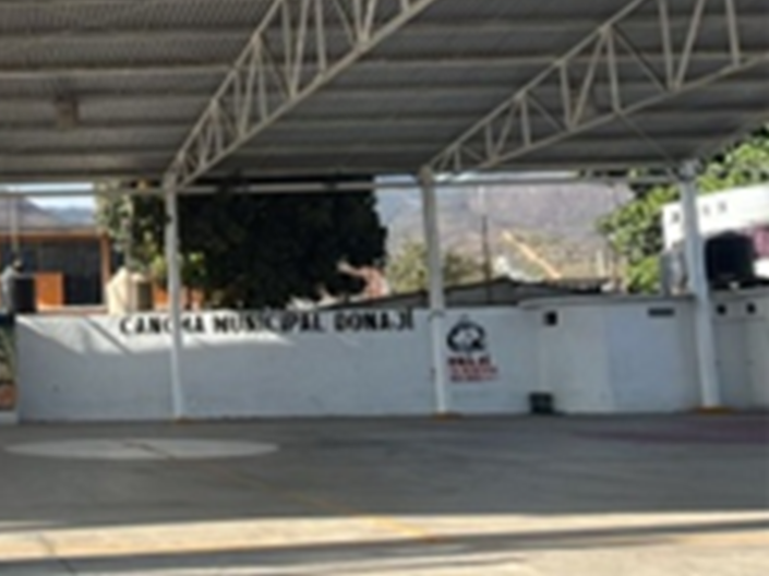 MURAL EN CANCHA DE LA AGENCIA DONAJÍ