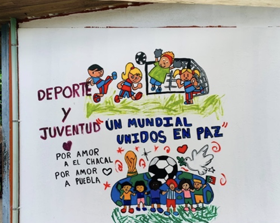 MURAL EN CAMPO DE FÚTBOL SAN JUAN