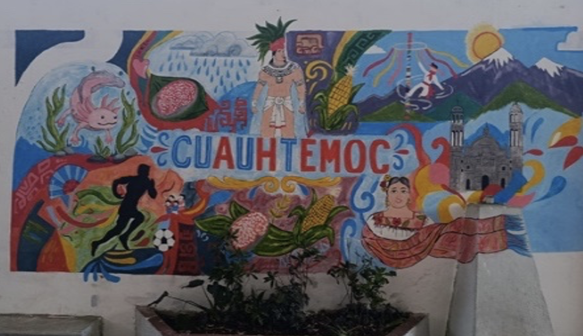 MURAL EN CAMPO DE FÚTBOL NUEVA ESPERANZA