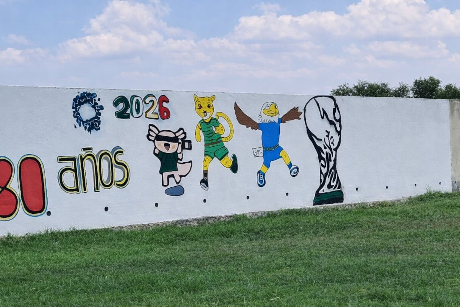 MURAL EN CANCHA DE USOS MÚLTIPLES GARZONES