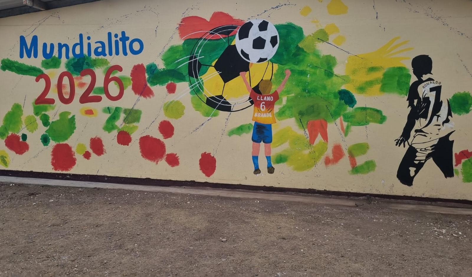 MURAL EN DEPORTIVA BOQUERÓN