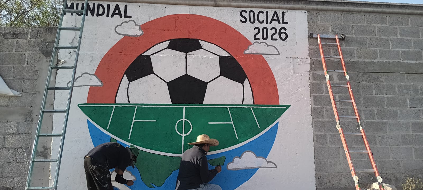 MURAL EN DEPORTIVO DE COAPAN