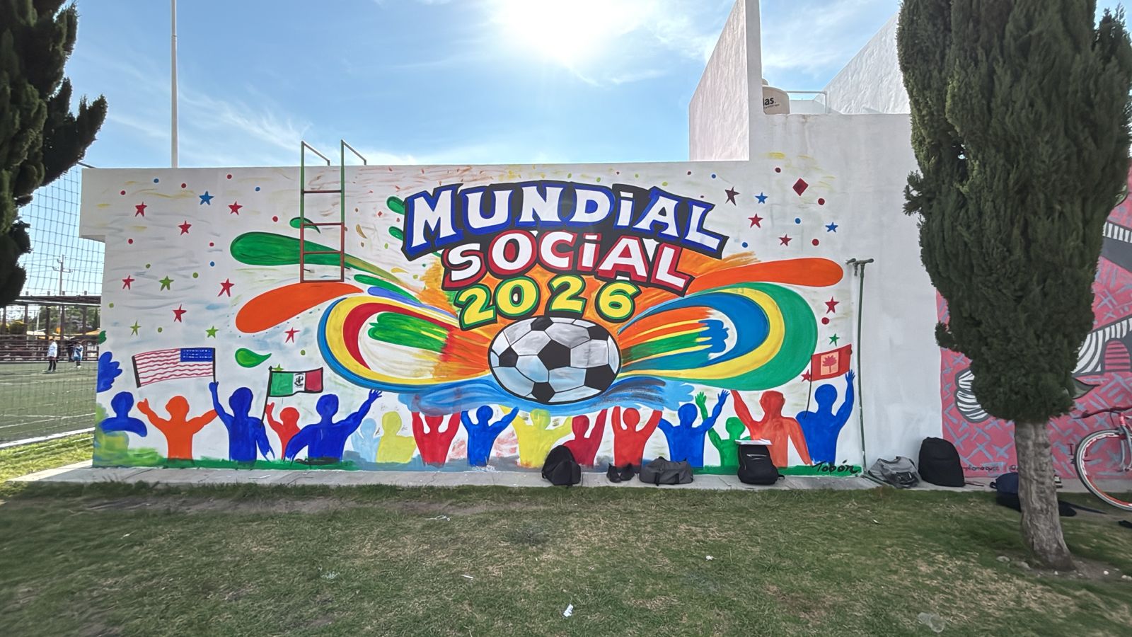 MURAL EN UNIDAD DEPORTIVA CARDENALES