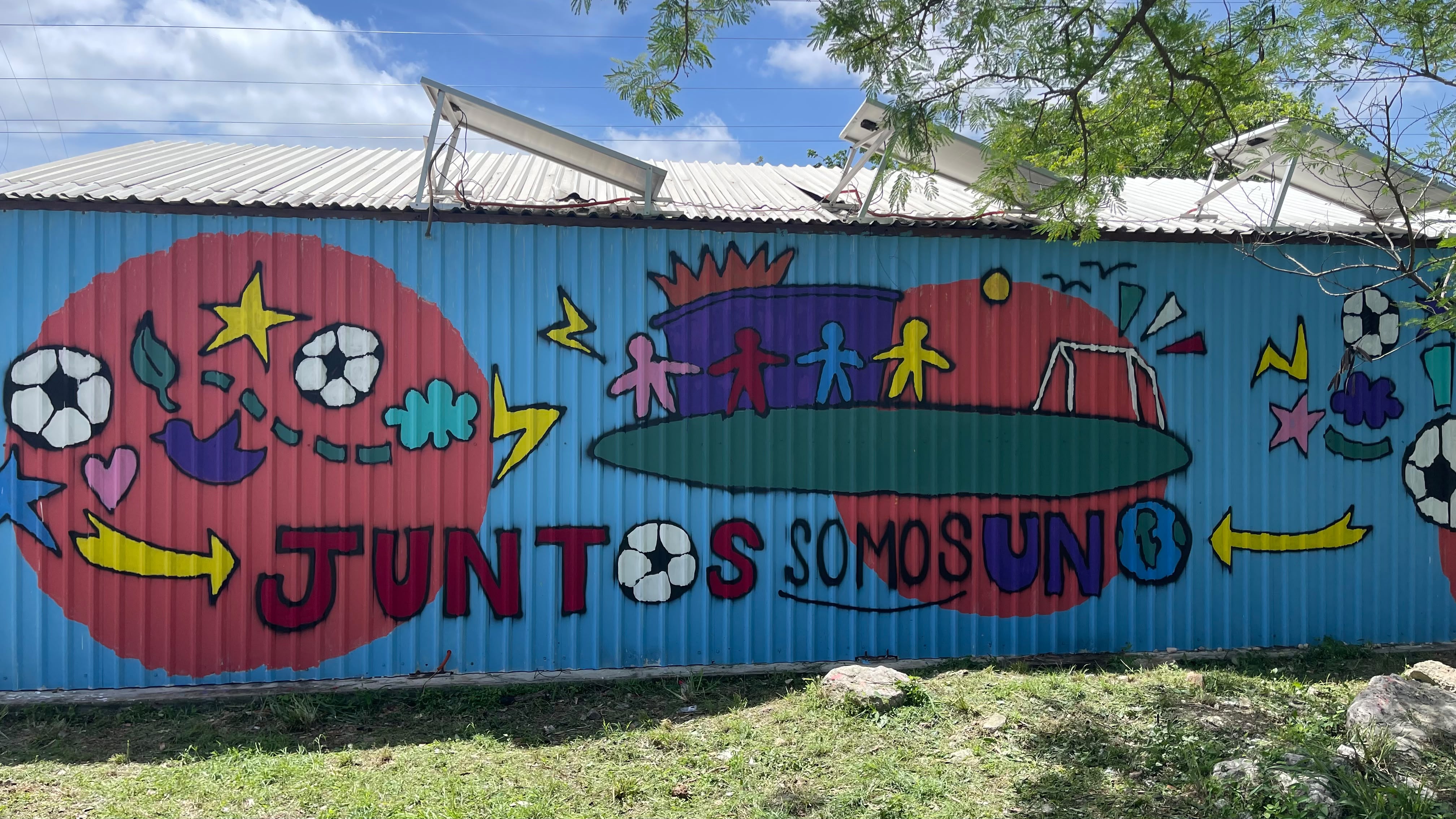 MURAL CANCHAS DINOSAURIOS PASEO VERDE - TIXCACAL