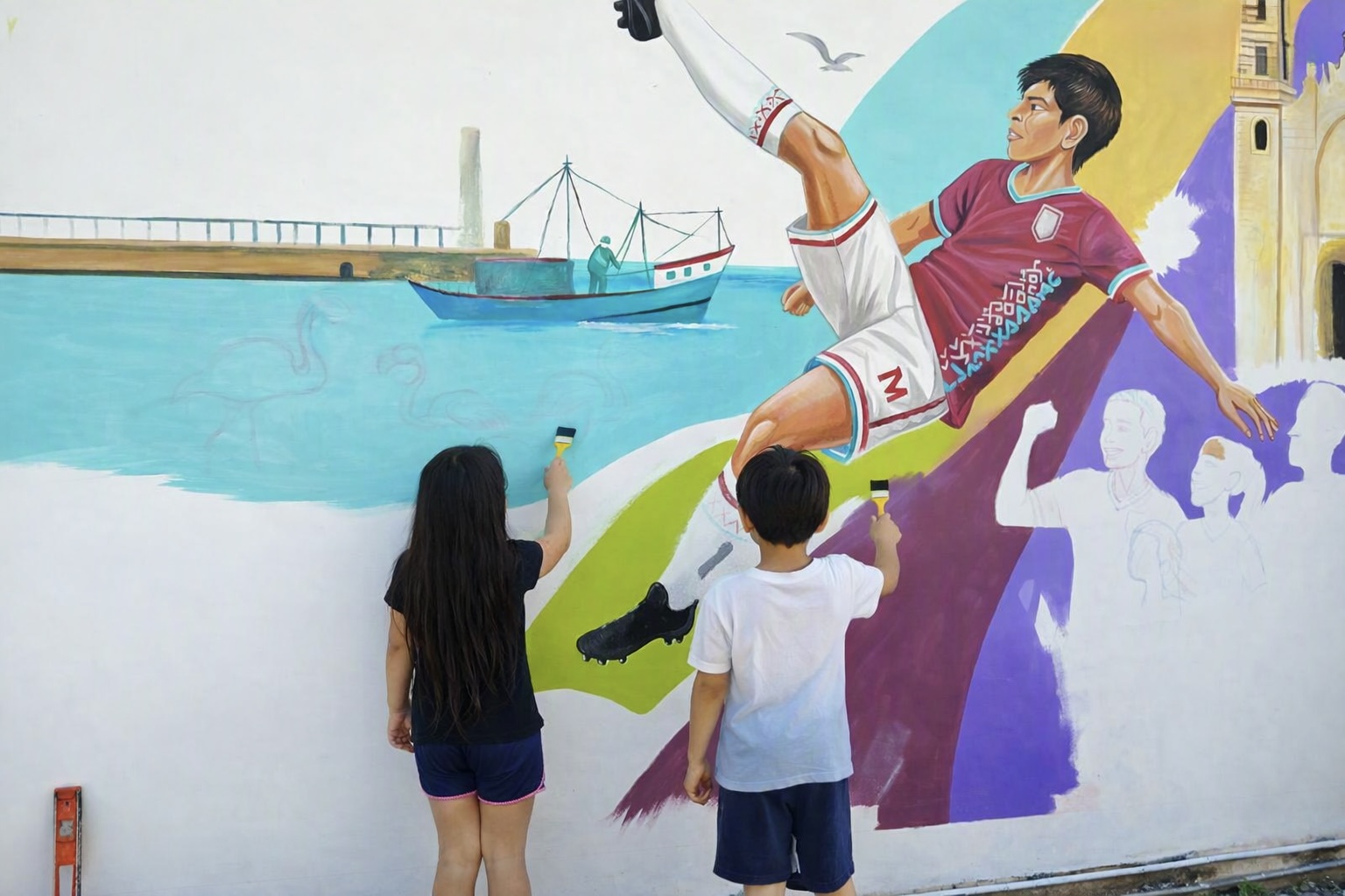 MURAL UNIDAD DEPORTIVA VILLA PALMIRA
