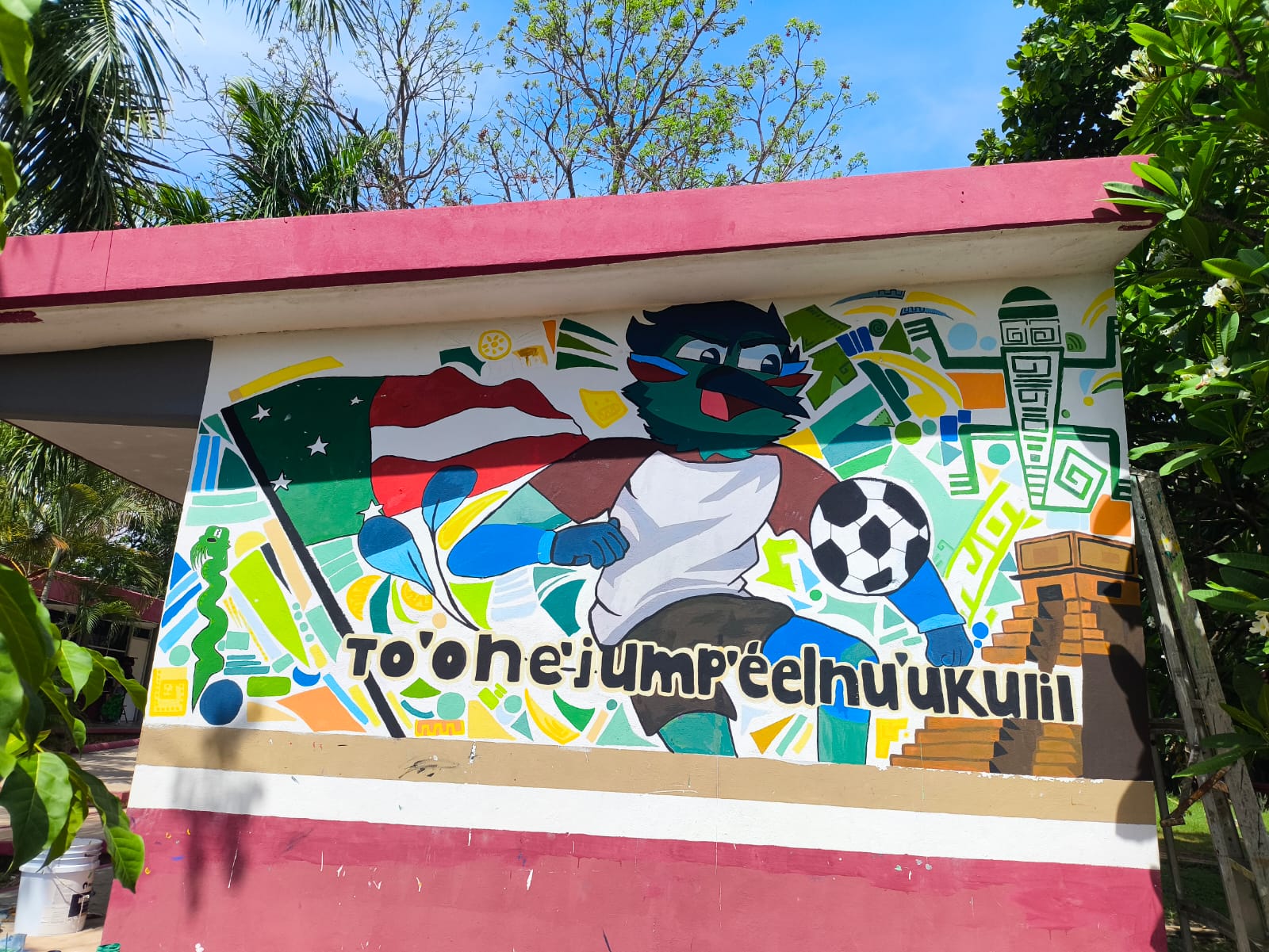 MURAL COBAY PLANTEL SANTA ROSA MÉRIDA