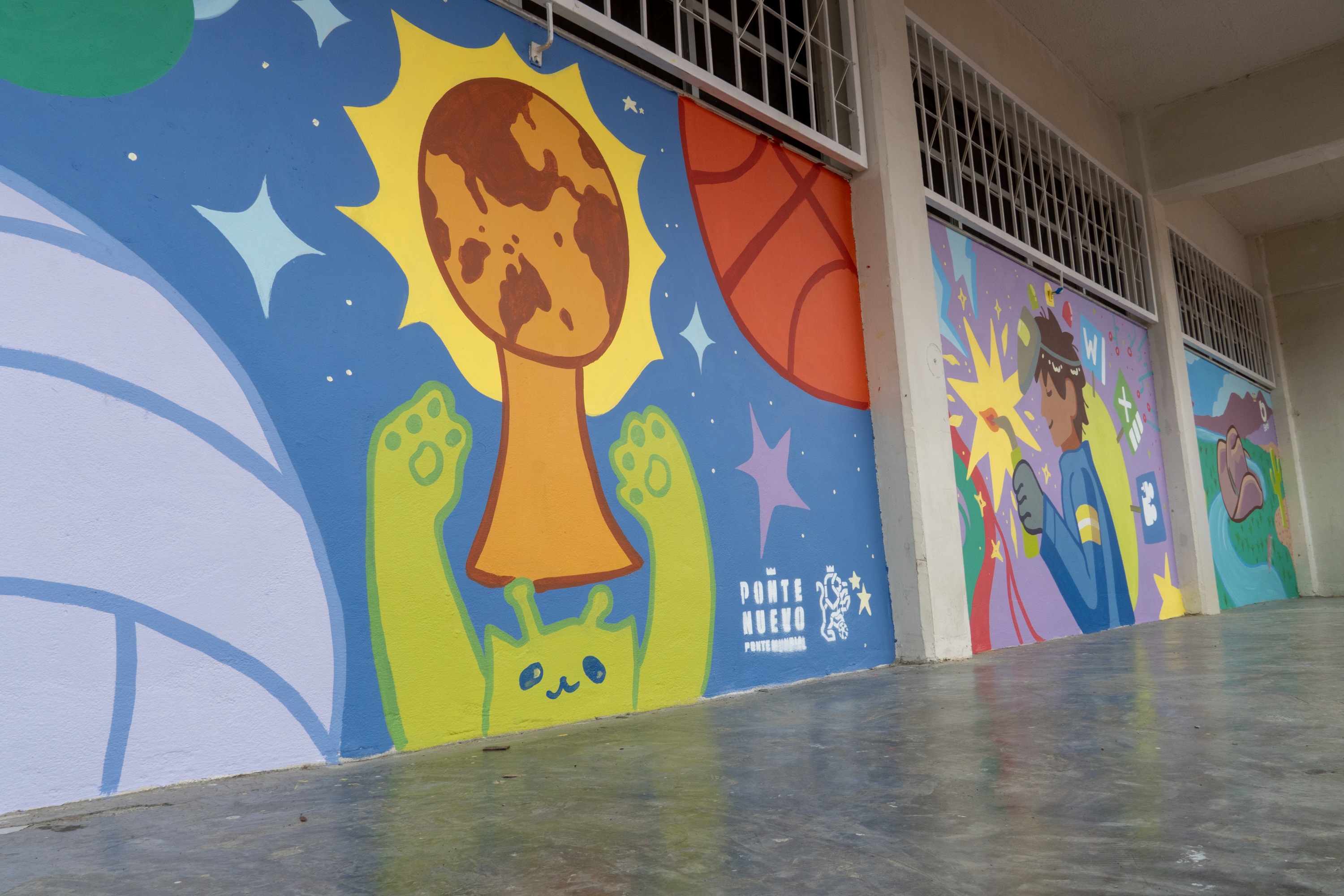 MURAL EN CECYTE PESQUERÍA