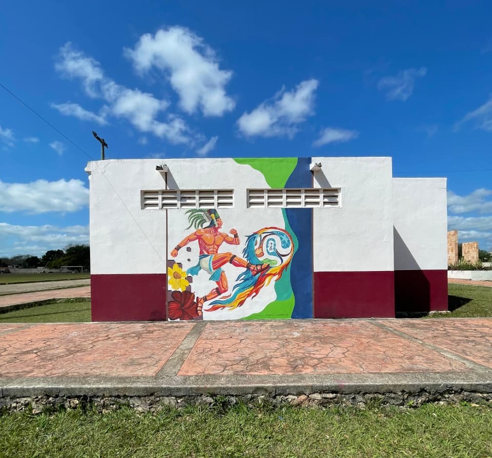 MURAL EN UNIDAD DEPORTIVA JOSÉ MARÍA MORELOS