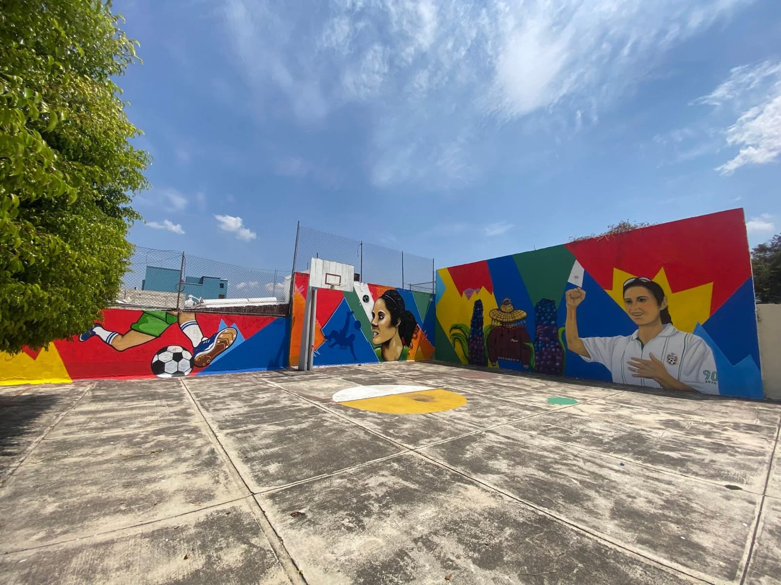 MURAL EN LA COLONIA VILLAS DE LA PAZ
