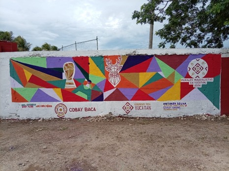 MURAL BARDA CAMPO DE BÉISBOL BACA