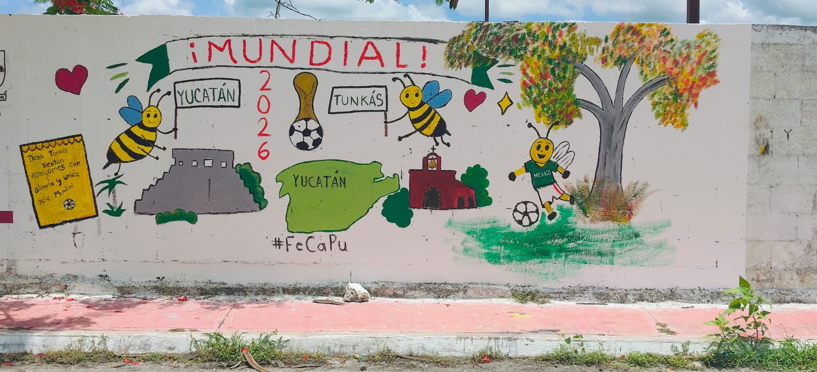 MURAL PRIMARIA FELIPE CARRILLO PUERTO TUNKÁS