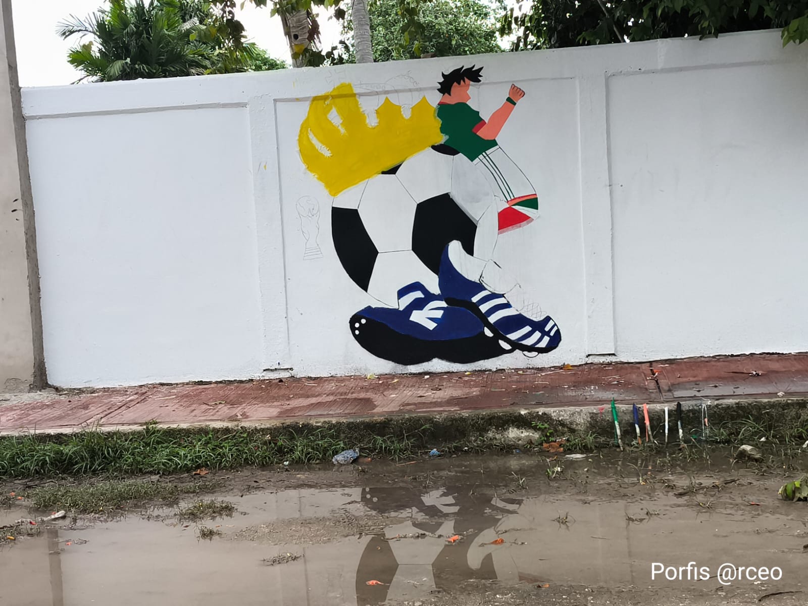 MURAL TELESECUNDARIA NO. 17 ENRIQUE RECIO RODRÍGUEZ TEPAKÁN