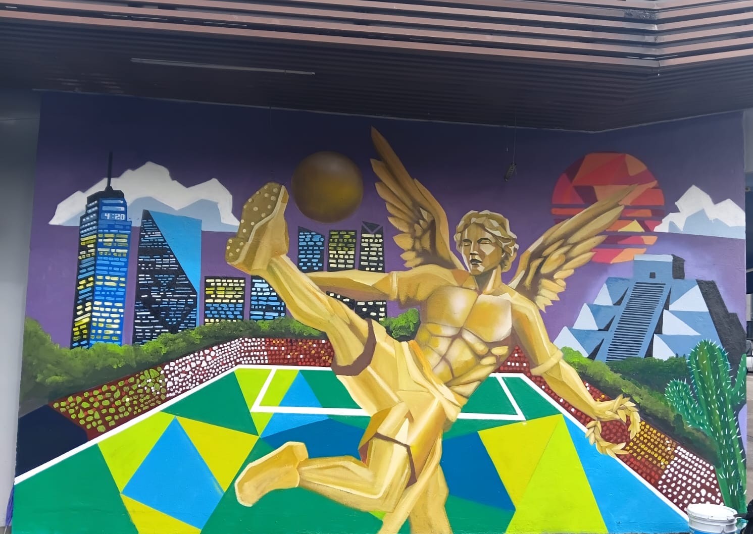 ÁNGEL DE LA INDEPENDENCIA FUTBOLERO