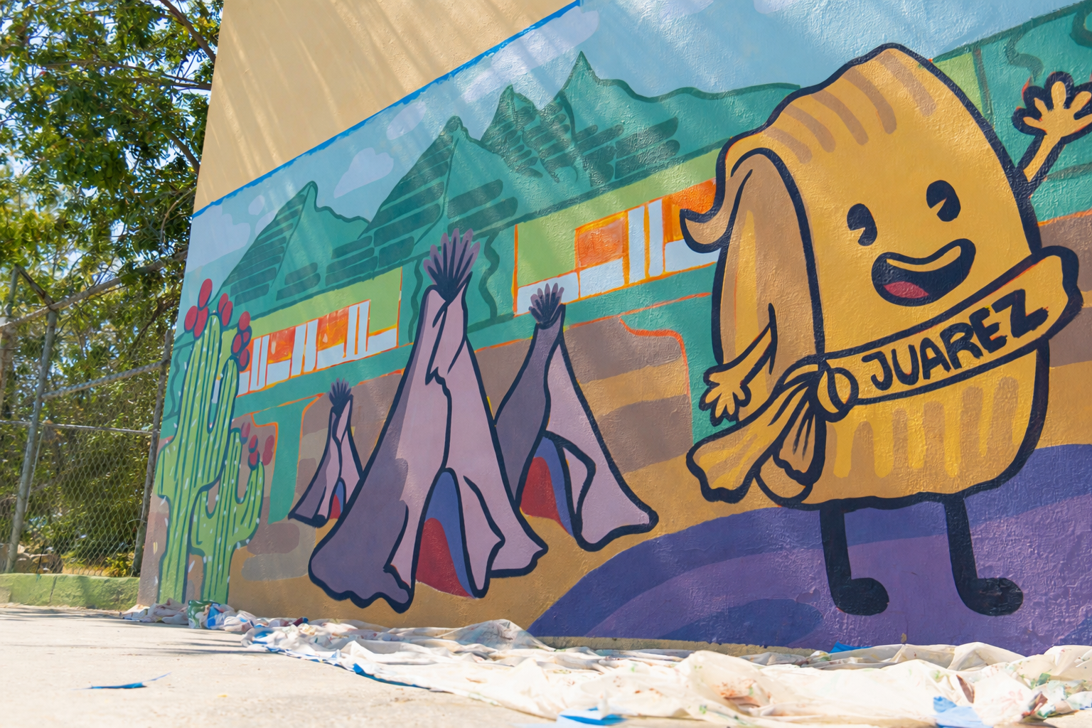 MURAL EN CONALEP PLANTEL JUÁREZ