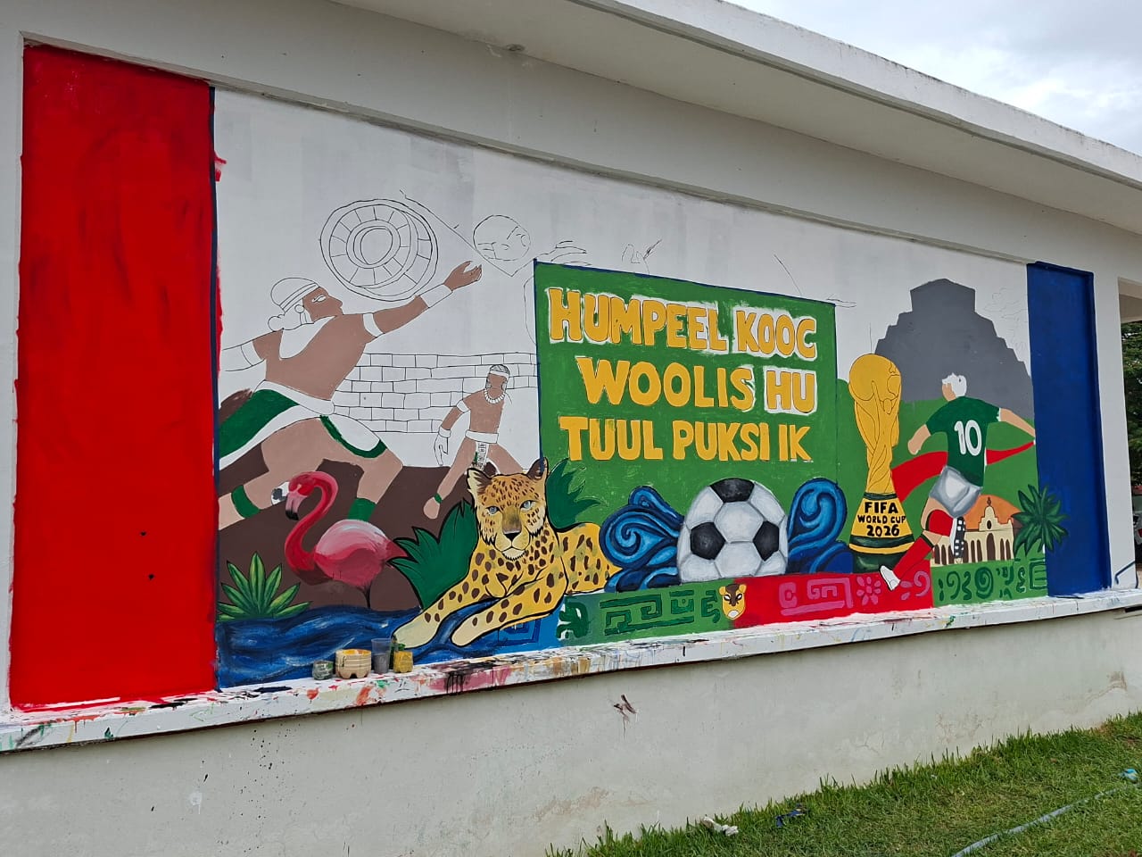 MURAL ESCUELA NORMAL DE DZIDZANTÚN