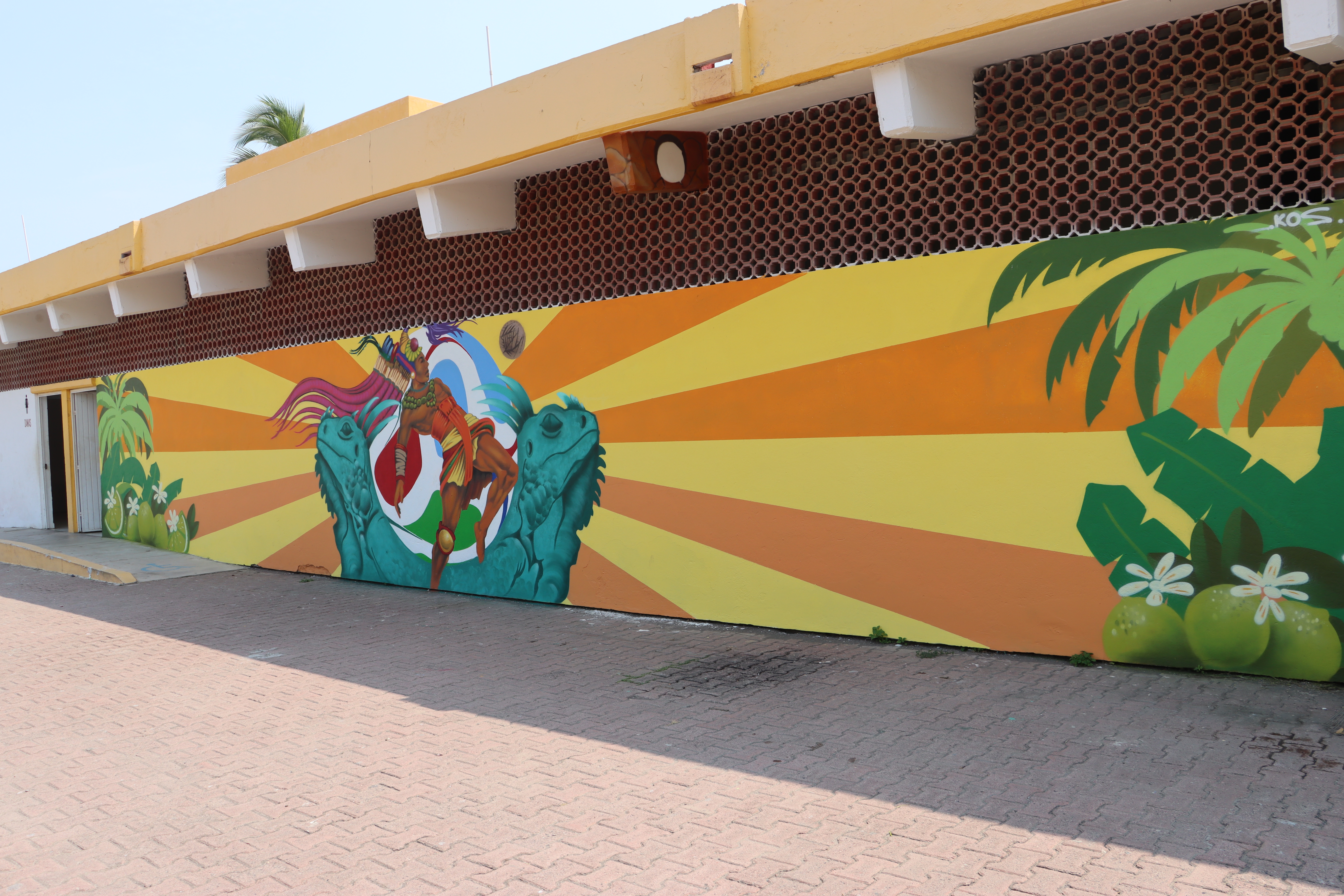 MURAL EN UNIDAD DEPORTIVA NORTE