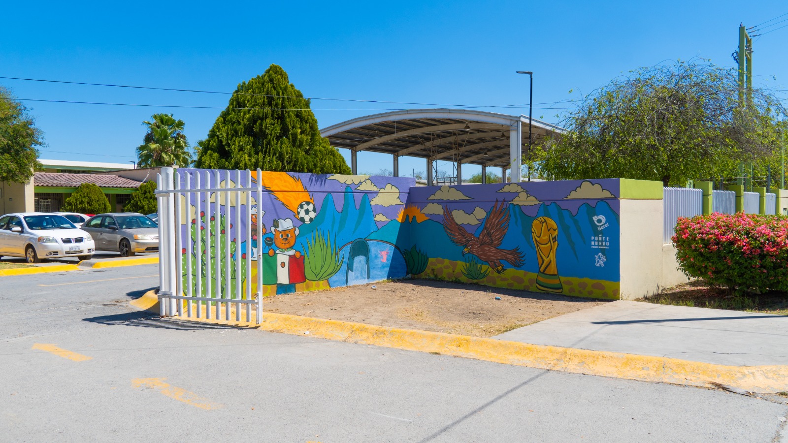 MURAL EN CONALEP DON VÍCTOR GÓMEZ GARZA
