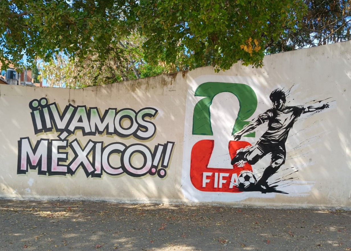 MURAL EN UNIDAD DEPORTIVA CONCORDIA