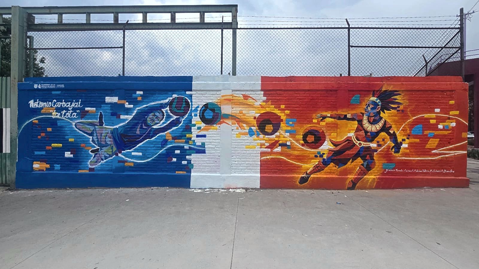 MURAL ANTONIO CARBAJAL Y EL PASADO