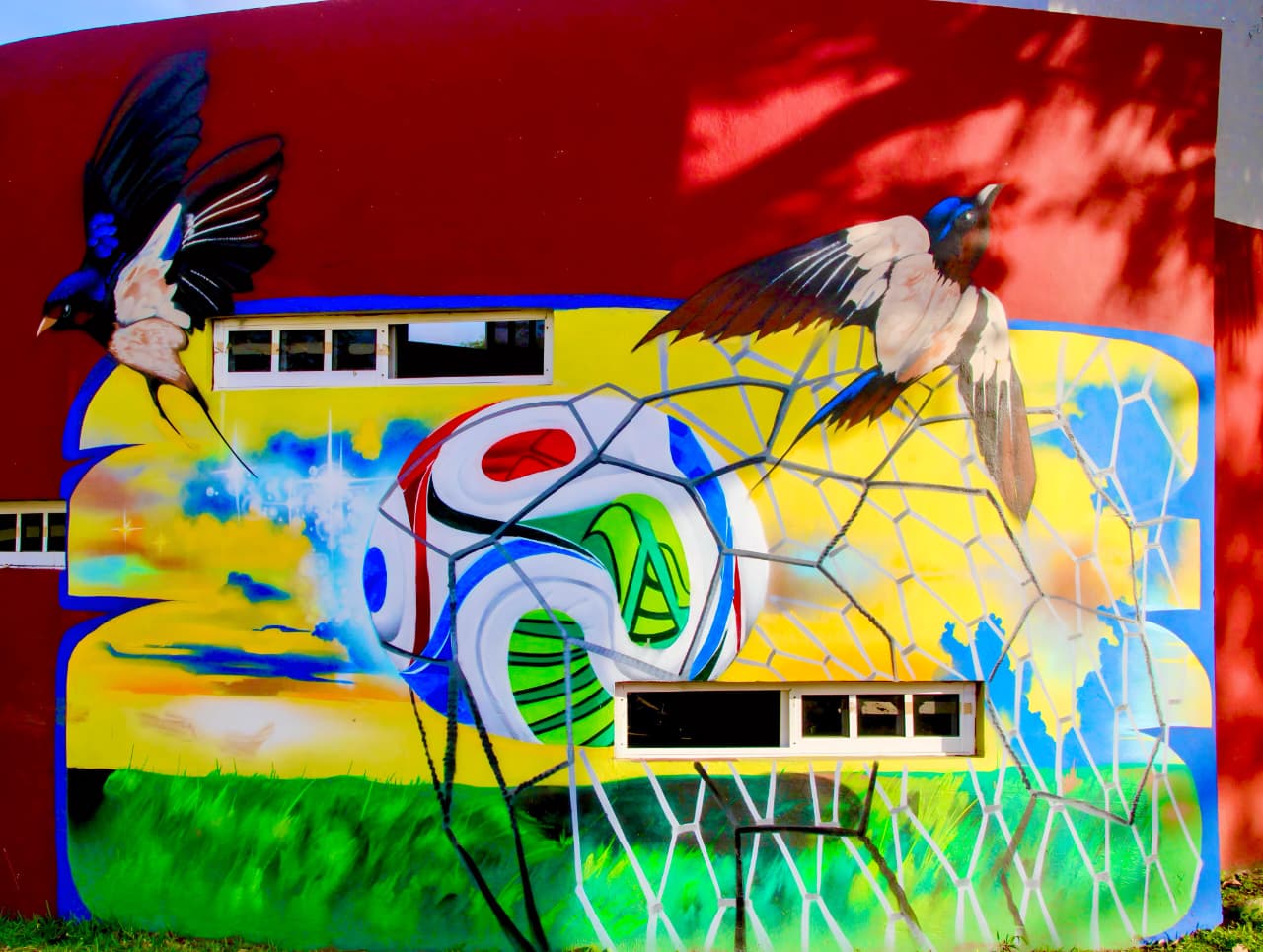 MURAL UNIDAD DEPORTIVA INDEPENDENCIA