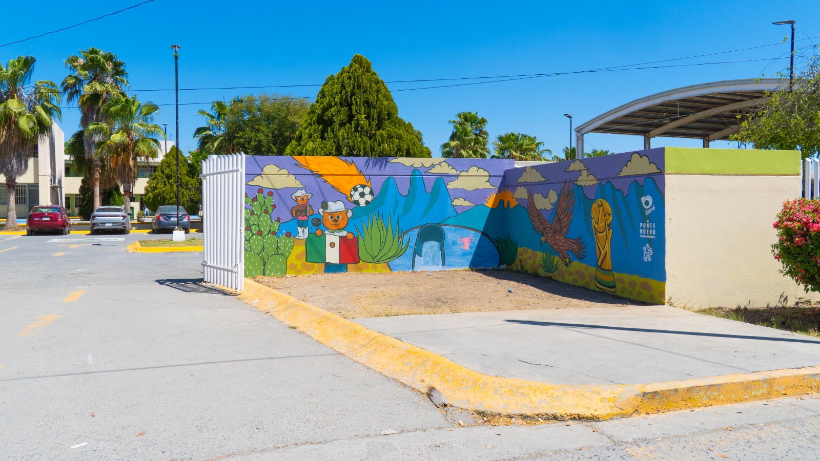 MURAL EN CONALEP DON VÍCTOR GÓMEZ GARZA