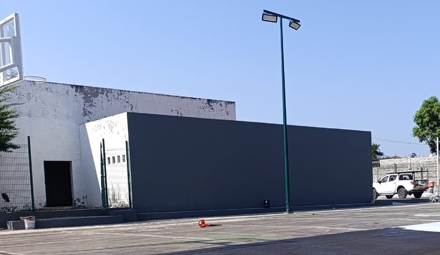 MURAL EN CAMPO DE FÚTBOL SOCCER EN CEDECO ALBARRADA