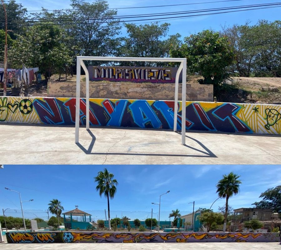 MURAL EN EL POBLADO MILPAS VIEJAS