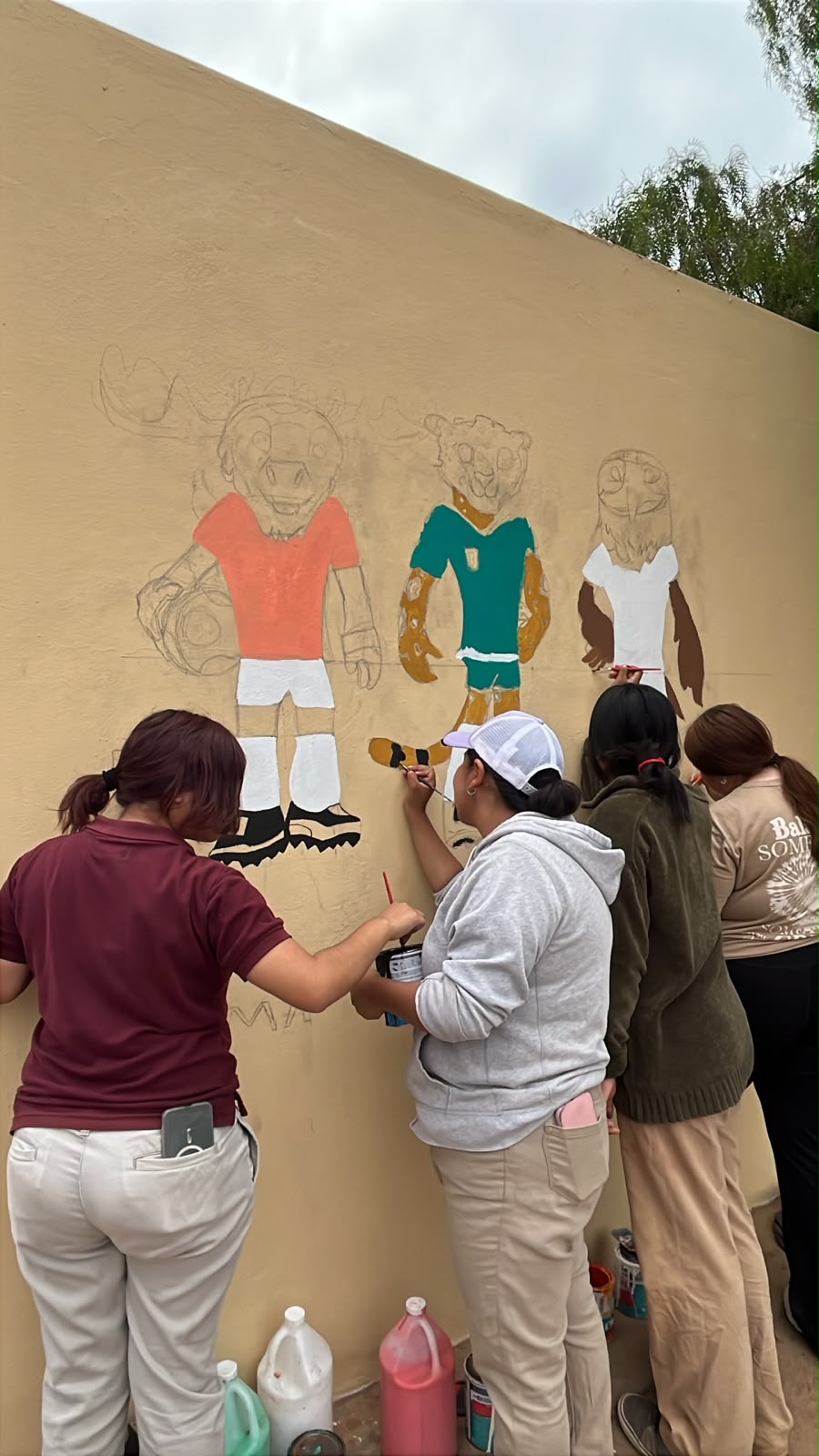 MURAL EN UNIDAD DEPORTIVA NUEVA ERA