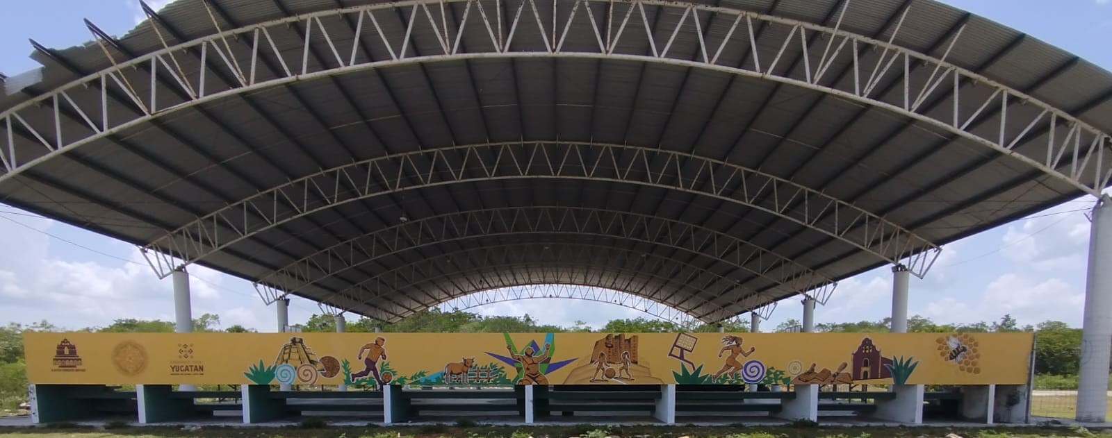 MURAL UNIDAD DEPORTIVA TEMOZÓN