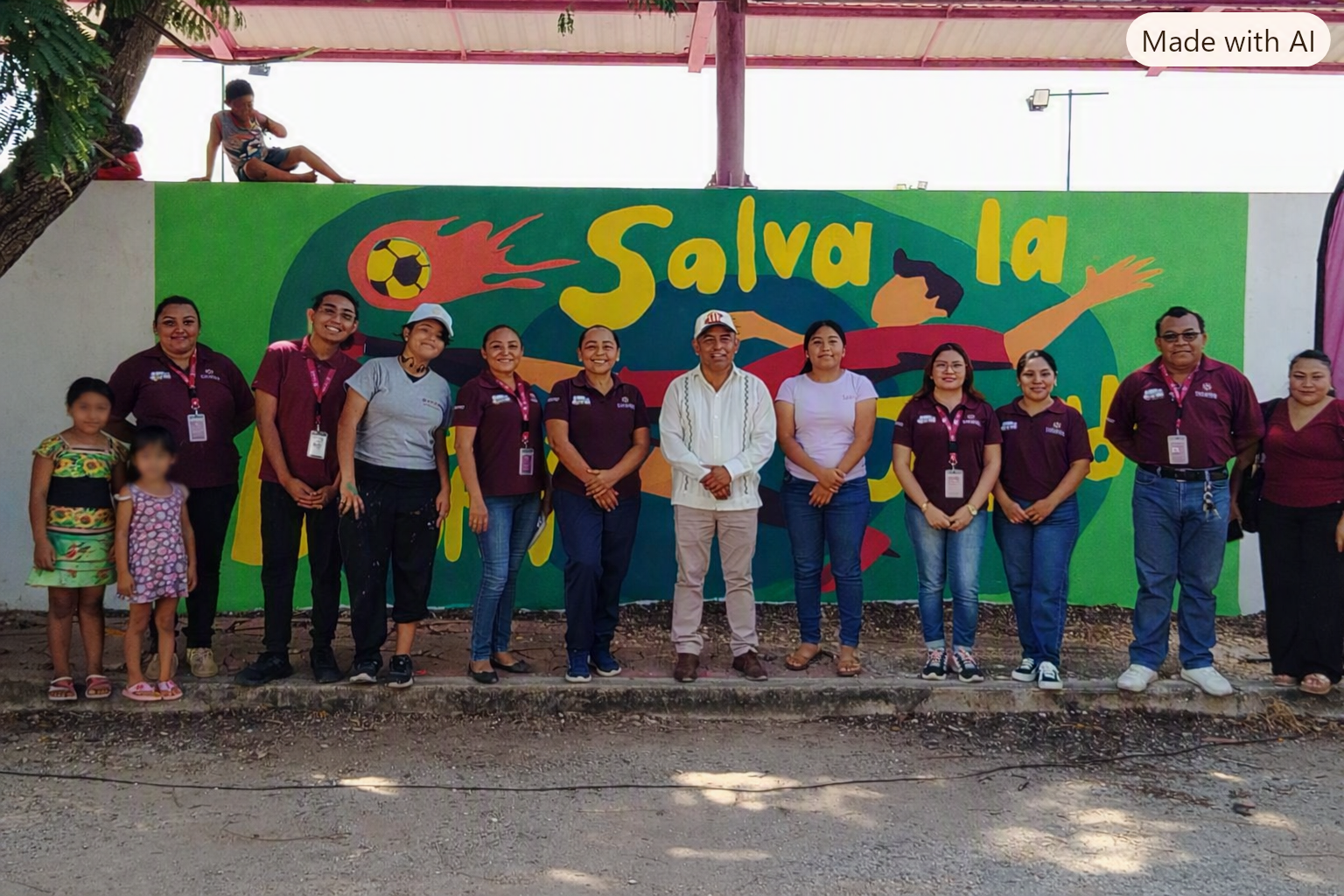 MURAL CAMPO DEPORTIVO LÁZARO CÁRDENAS TEKAX