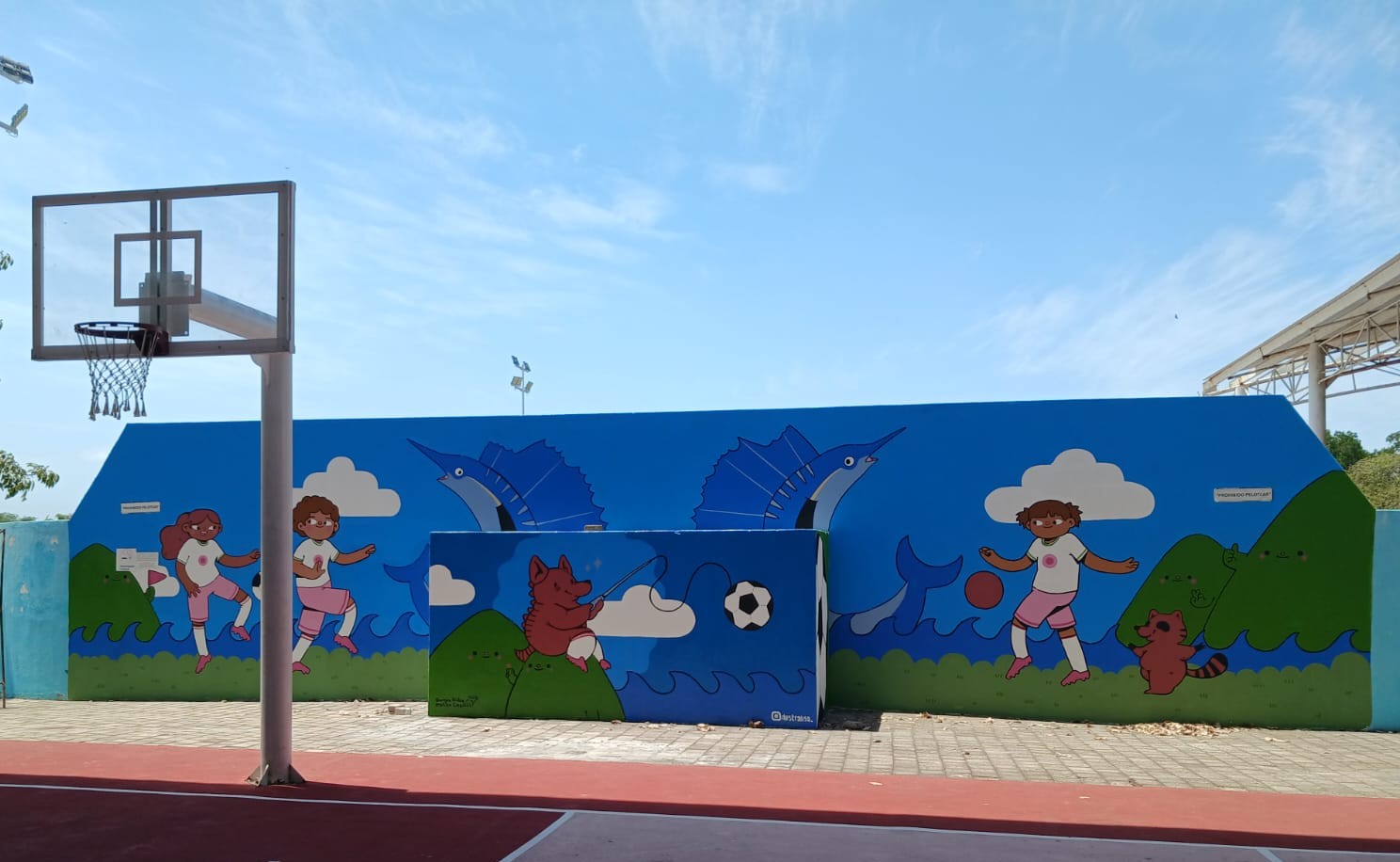 MURAL EN UNIDAD JAIME 'TUBO' GÓMEZ