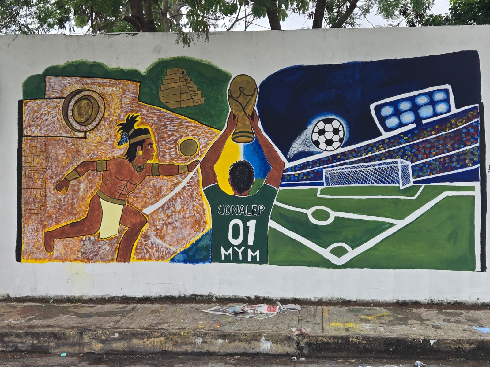 MURAL CONALEP PLANTEL MÉRIDA 3