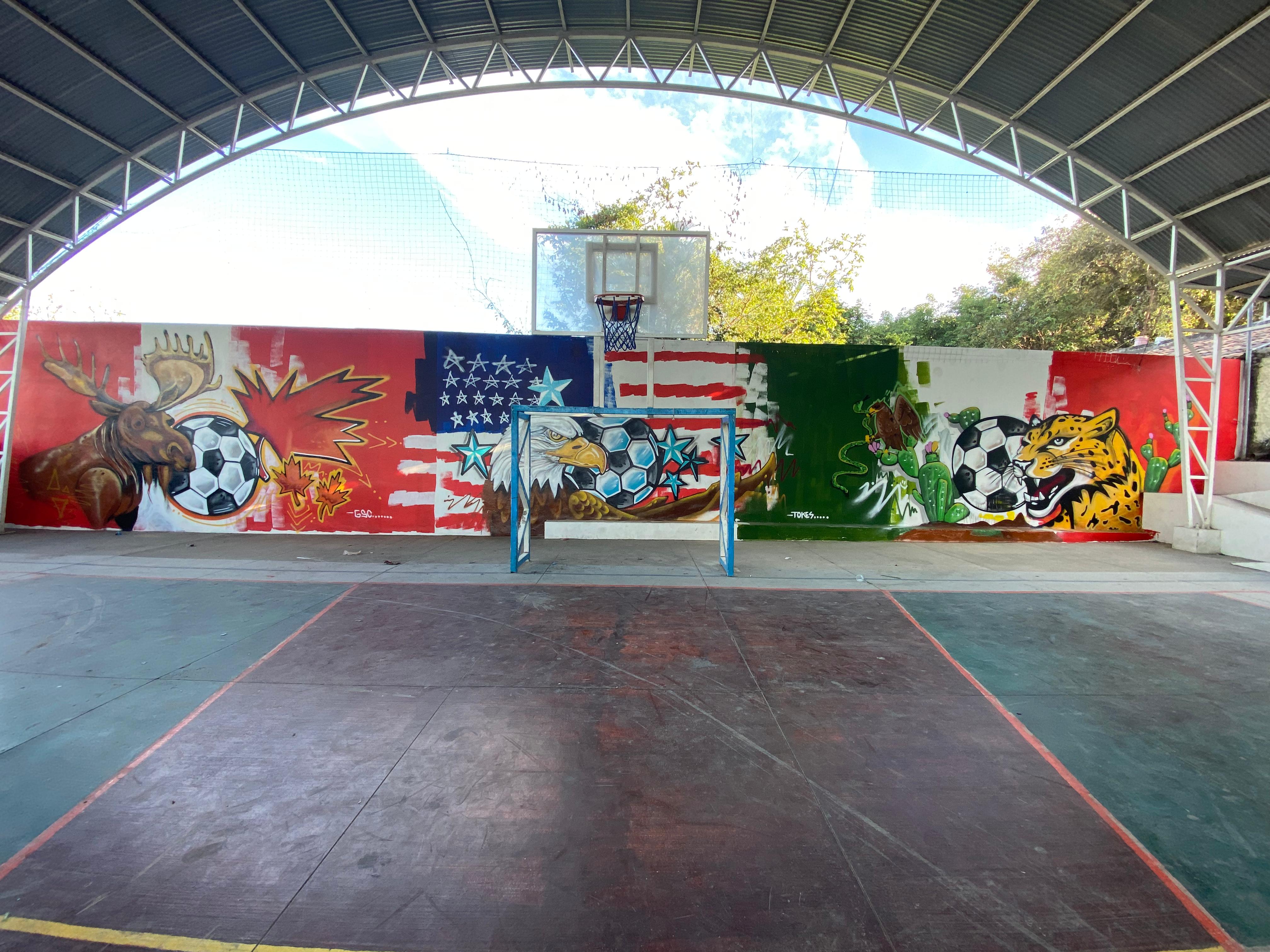 MURAL EN TESTERAZO