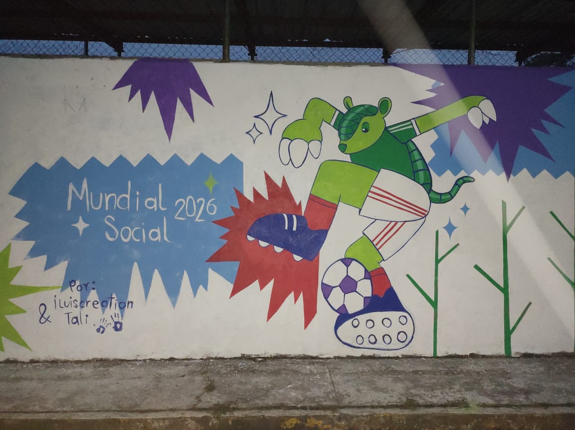 MURAL EN BARDA CAMPO DE BÉISBOL