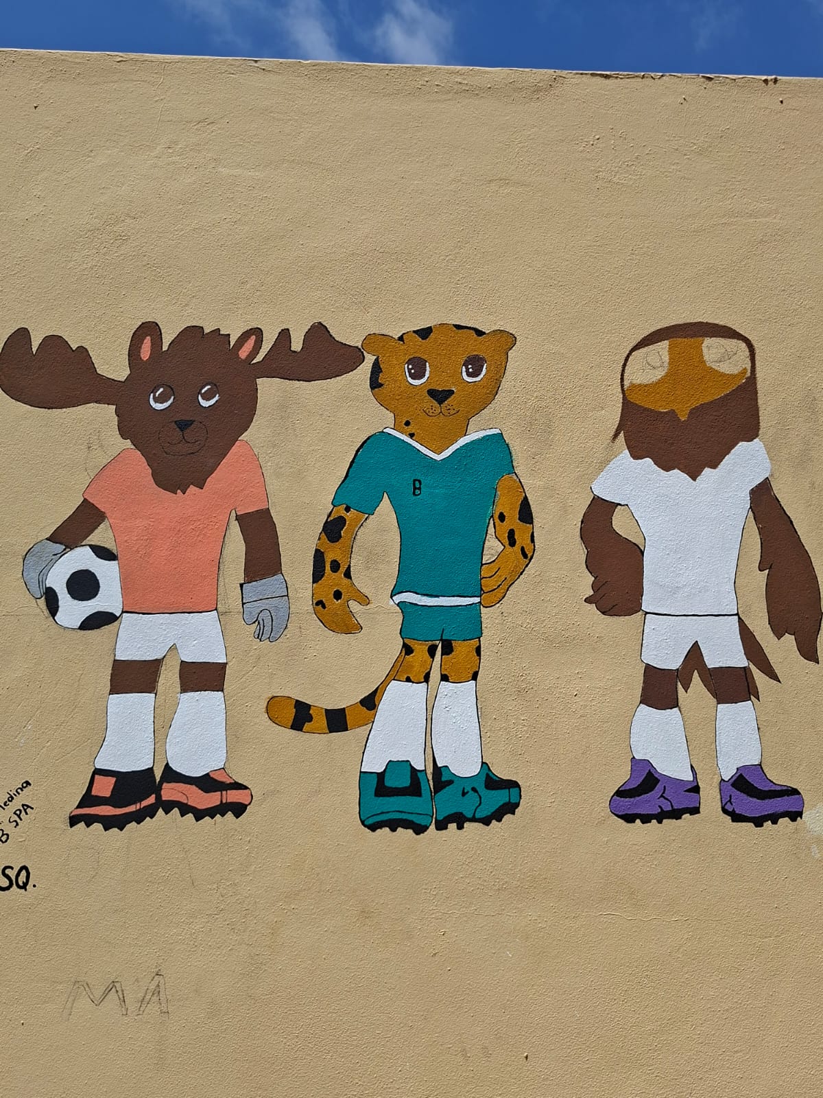 MURAL EN UNIDAD DEPORTIVA NUEVA ERA