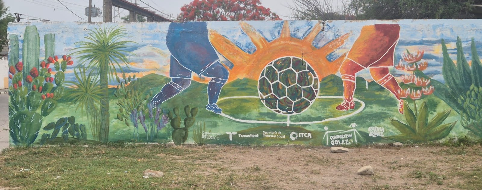 MURAL EN CASAS