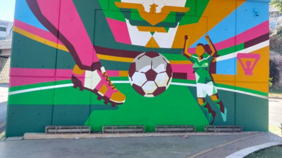 MURAL EN  BAJO PUENTE JIAPAZ