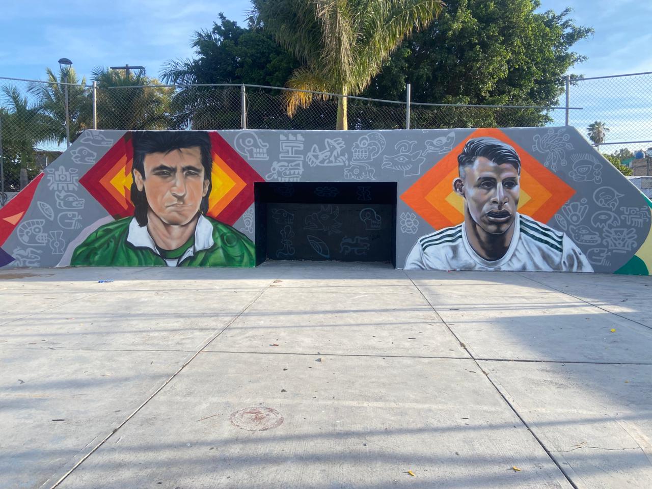 MURAL EN LA COLONIA INFONAVIT LOS SAUCES