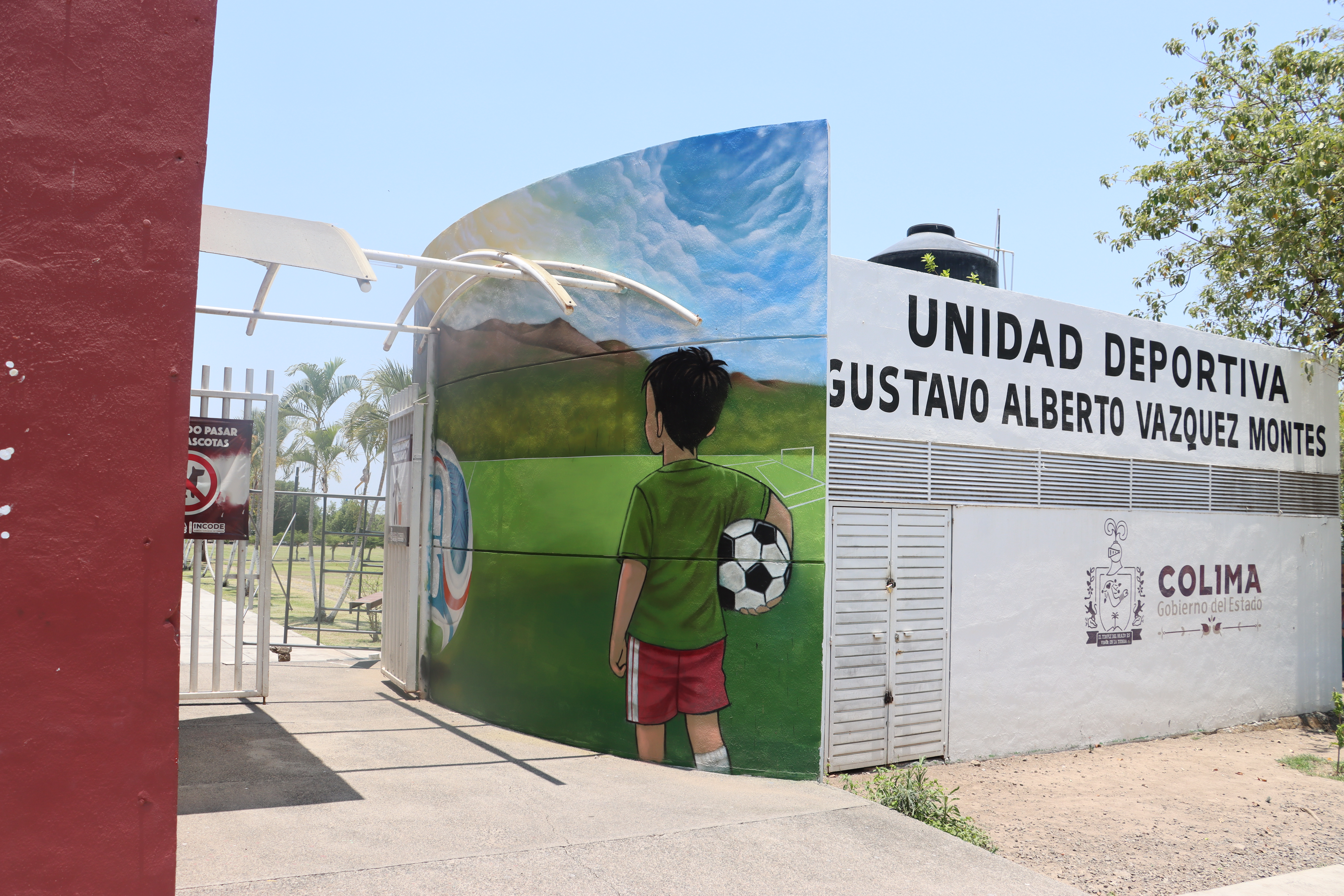 MURAL EN UNIDAD DEPORTIVA GUSTAVO A. VÁZQUEZ
