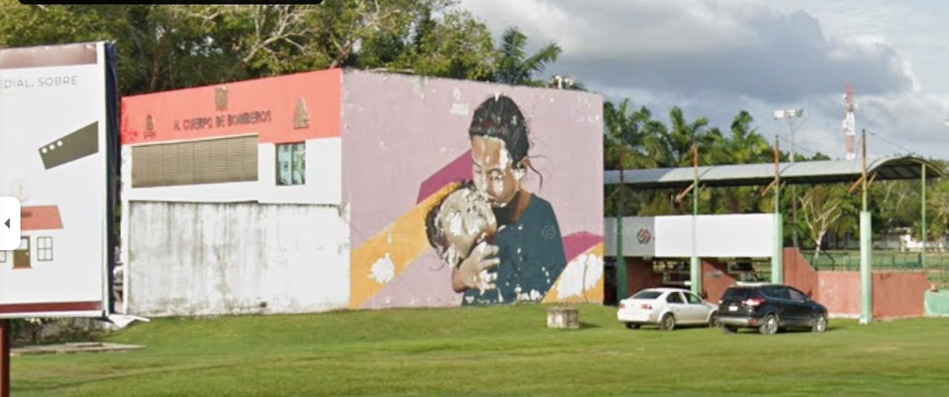 MURAL H. CUERPO DE BOMBEROS, UNIDAD DEPORTIVA SERAPIO FLOTA MASS