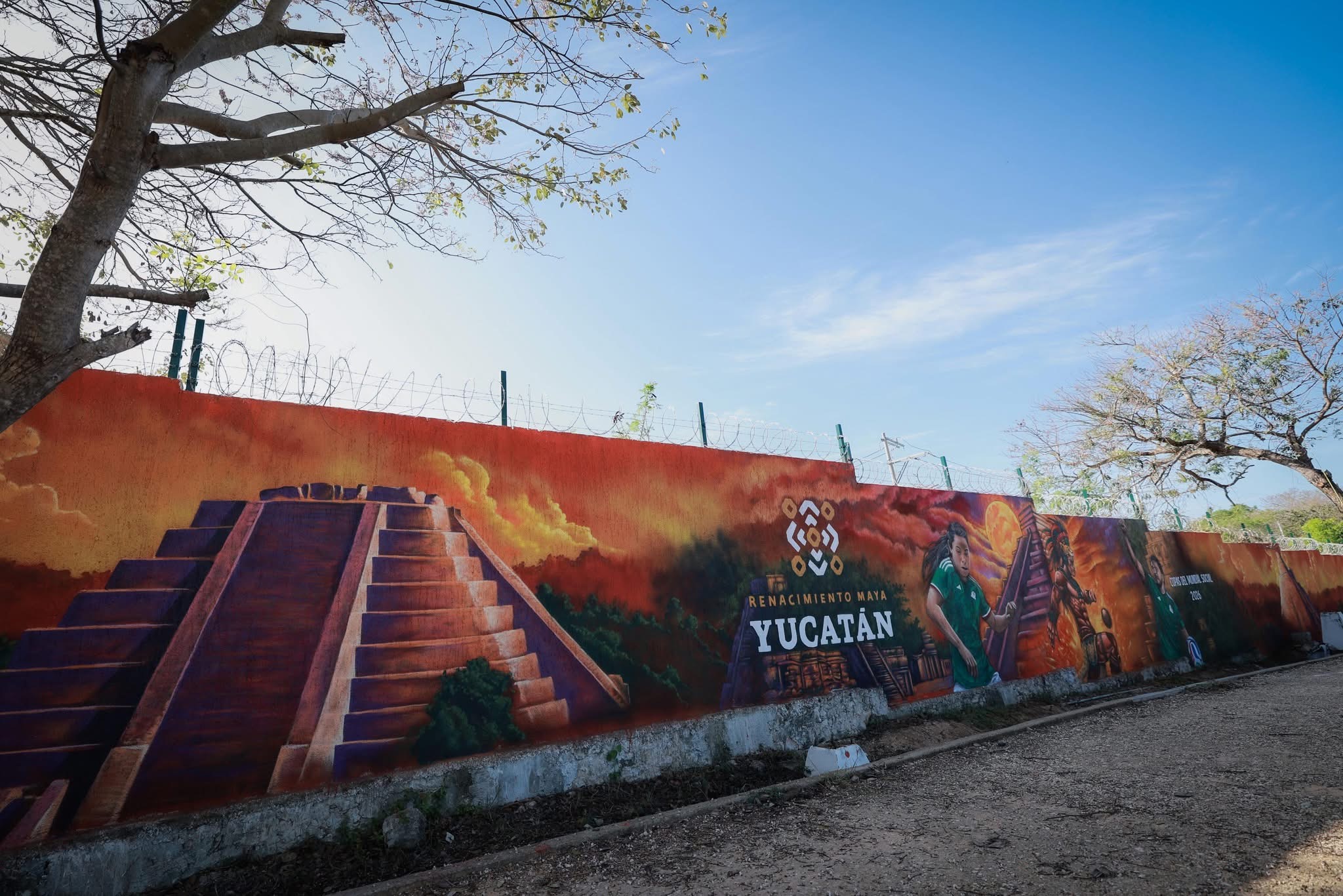 MURAL UNIDAD DEPORTIVA HENRY MARTÍN